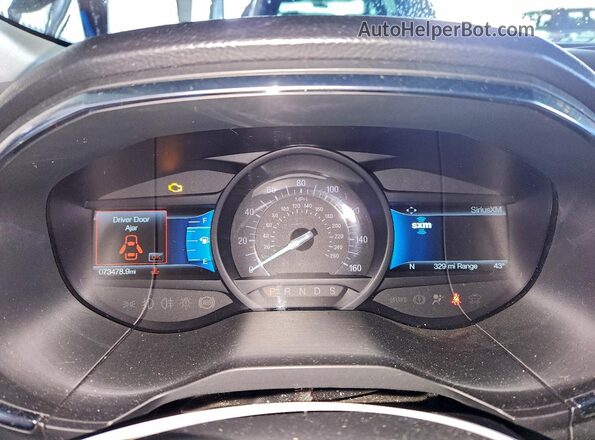 2FMPK4K95MBA45141 2021 FORD EDGE Maroon Vista del cuadro de instrumentos