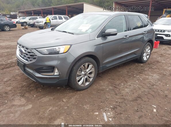 2FMPK4K99RBA69045 2024 FORD EDGE Black წინა მარცხენა ხედი სამი მეოთხედიდან