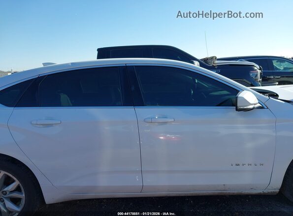 2G1105S37H9112698 2017 CHEVROLET IMPALA White Widok wnętrza z tyłu
