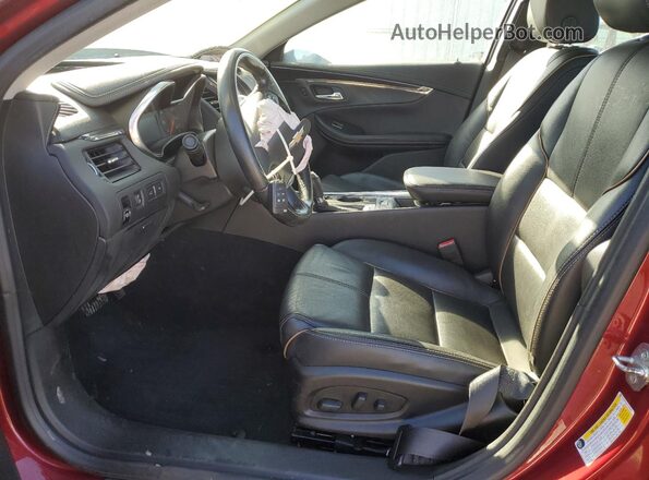 2G1105S39L9104529 2020 CHEVROLET IMPALA Red Вид салону спереду