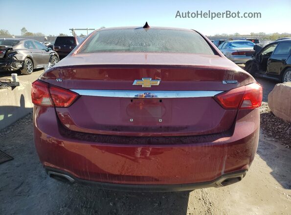 2G1105S39L9104529 2020 CHEVROLET IMPALA Red Вид ззаду
