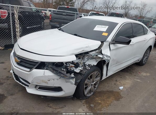 2G11Z5S33H9188053 2017 CHEVROLET IMPALA Белый Передняя левая четверть