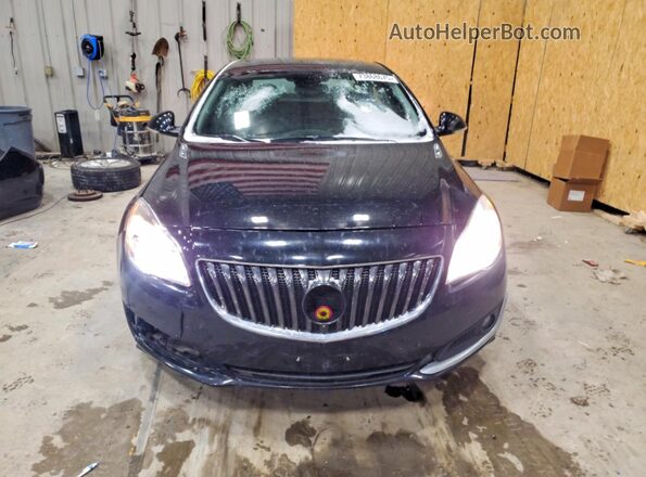 2G4GK5EX0G9113731 2016 BUICK REGAL Black Front view
