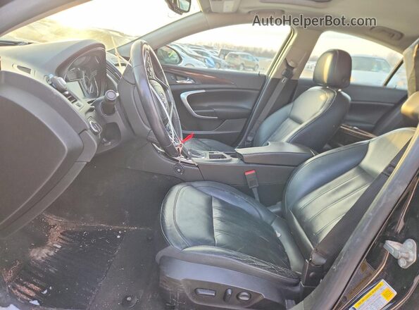 2G4GK5EX0G9113731 2016 BUICK REGAL Black Front interior view