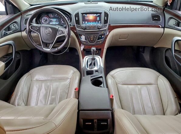 2G4GK5EX1G9161982 2016 BUICK REGAL White Vista del salpicadero