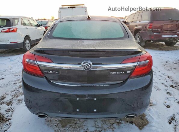 2G4GK5EX4G9122612 2016 BUICK REGAL Black Rear view