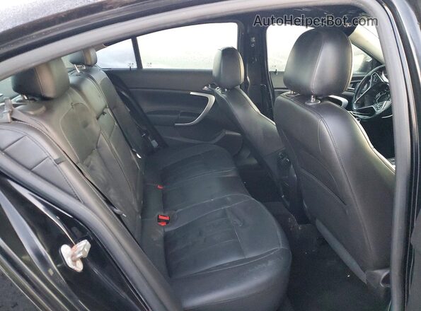 2G4GK5EX4G9122612 2016 BUICK REGAL Black Rear seats view