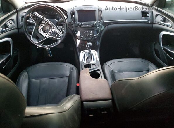 2G4GK5EX4G9122612 2016 BUICK REGAL Black Dashboard view