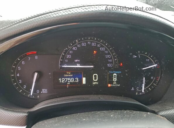 2G61N5S3XH9184345 2017 CADILLAC XTS Черный Вид щитка приборов