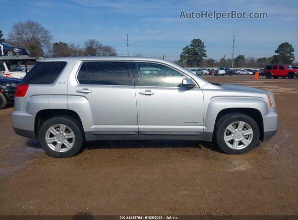 2GKALMEK2G6288378 2016 GMC TERRAIN Silver Вид задньої частини салону