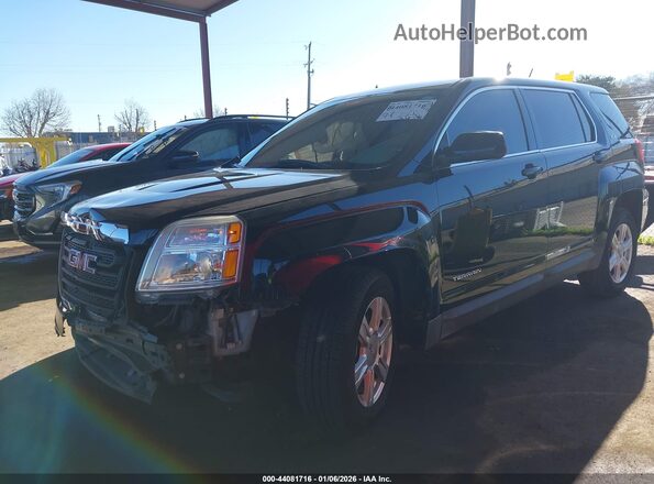 2GKALMEK5G6143531 2016 GMC TERRAIN Black Front left