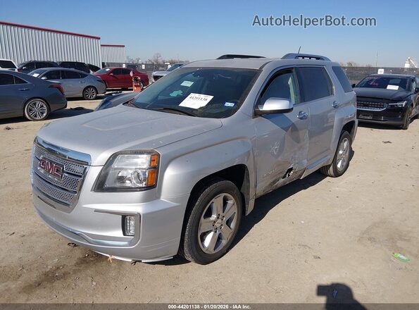 2GKALREK5G6316025 2016 GMC TERRAIN Silver Przód lewy