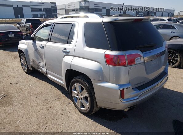 2GKALREK5G6316025 2016 GMC TERRAIN Silver Tył lewy