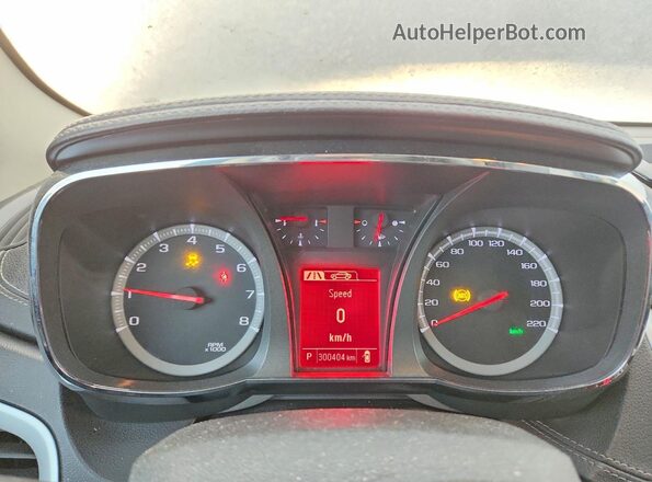 2GKFLVE32H6175746 2017 GMC TERRAIN Red Вид щитка приладів