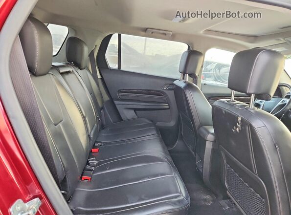 2GKFLVE32H6175746 2017 GMC TERRAIN Red Вид задньої частини салону