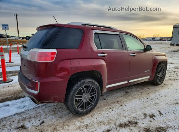 2GKFLVE32H6175746 2017 GMC TERRAIN Red Задня права чверть