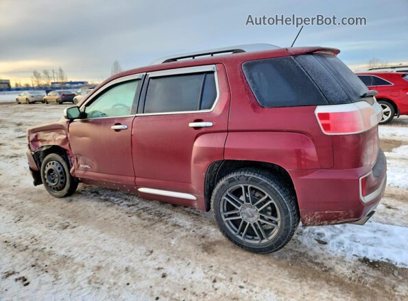 2GKFLVE32H6175746 2017 GMC TERRAIN Red Задня ліва чверть