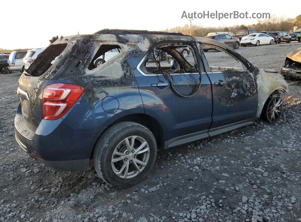 2GNALCEK1H6156632 2017 CHEVROLET EQUINOX Синий Задняя правая четверть