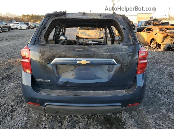 2GNALCEK1H6156632 2017 CHEVROLET EQUINOX Синий Вид сзади