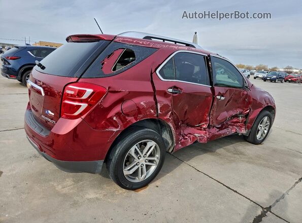2GNALDEK6G1136071 2016 CHEVROLET EQUINOX Maroon უკანა მარჯვენა