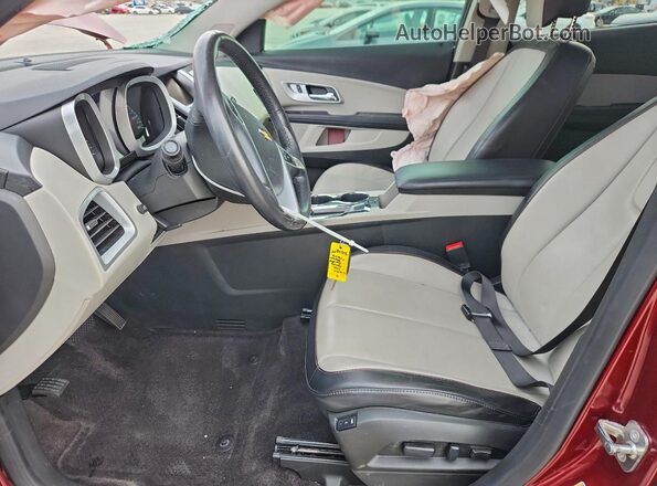 2GNALDEK6G1136071 2016 CHEVROLET EQUINOX Maroon წინა სალონის ხედი