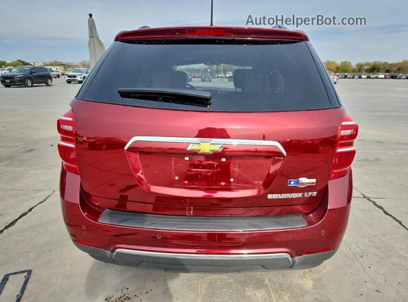 2GNALDEK6G1136071 2016 CHEVROLET EQUINOX Maroon უკანა ხედი