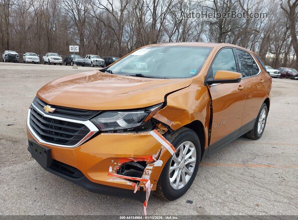 2GNAXJEV3J6300304 2018 CHEVROLET EQUINOX Оранжевый Передняя левая четверть