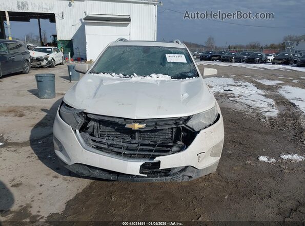 2GNAXTEX4J6209197 2018 CHEVROLET EQUINOX White Widok zestawu wskaźników