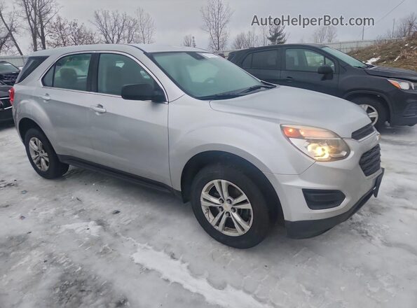 2GNFLEEK7G6265337 2016 CHEVROLET EQUINOX Серебряный Передняя правая четверть