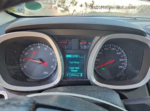 2GNFLFEK0G6335217 2016 CHEVROLET EQUINOX Silver Widok zestawu wskaźników