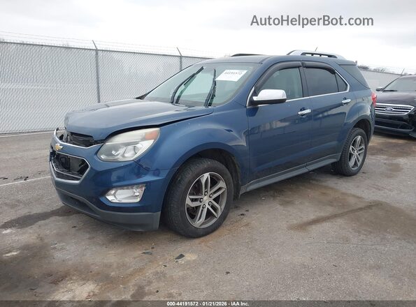 2GNFLGEK2G6316772 2016 CHEVROLET EQUINOX Blue Vista tres cuartos delantera izquierda