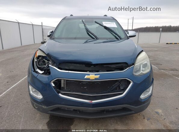 2GNFLGEK2G6316772 2016 CHEVROLET EQUINOX Blue Vista del cuadro de instrumentos