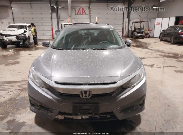 2HGFC1F34HH638687 2017 HONDA CIVIC Gray Widok wnętrza z tyłu
