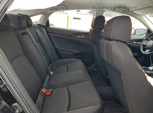 2HGFC2F56HH041497 2017 HONDA CIVIC Black Widok tylnych siedzeń