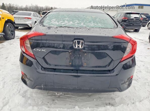 2HGFC2F56HH041497 2017 HONDA CIVIC Black Widok z tyłu