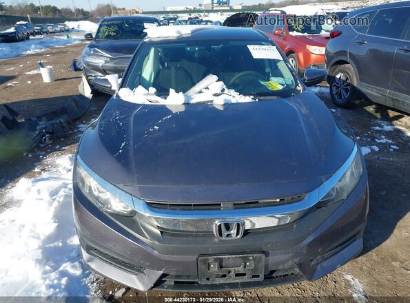 2HGFC2F57HH518048 2017 HONDA CIVIC Gray ხელსაწყოთა პანელის ხედი