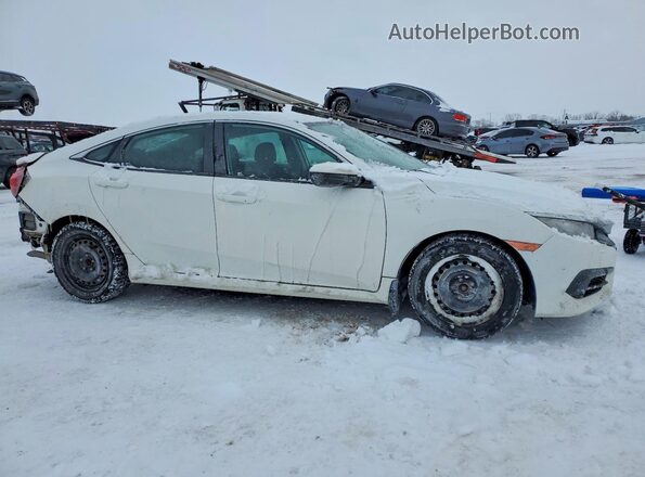 2HGFC2F59JH005258 2018 HONDA CIVIC White Delantero derecho