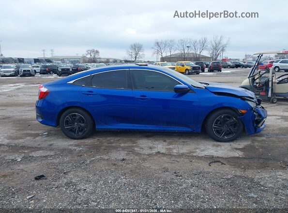 2HGFC2F61MH524740 2021 HONDA CIVIC Blue Vista del cuadro de instrumentos