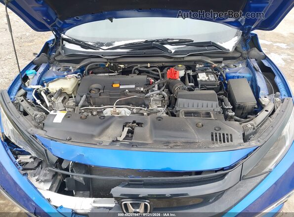 2HGFC2F61MH524740 2021 HONDA CIVIC Blue Vista trasera