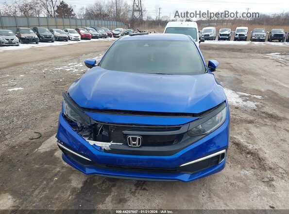 2HGFC2F61MH524740 2021 HONDA CIVIC Blue Vista del salpicadero