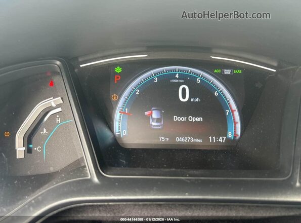 2HGFC2F62LH580944 2020 HONDA CIVIC White Հետևի նստատեղերի տեսք