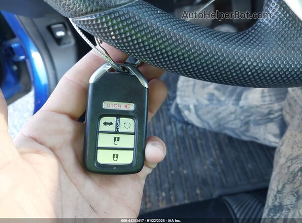 2HGFC2F74JH587920 2018 HONDA CIVIC Blue წინა პანელის ხედი