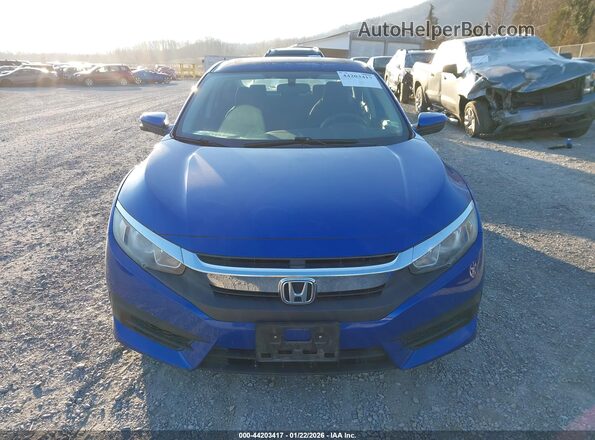 2HGFC2F74JH587920 2018 HONDA CIVIC Blue უკანა სალონის ხედი