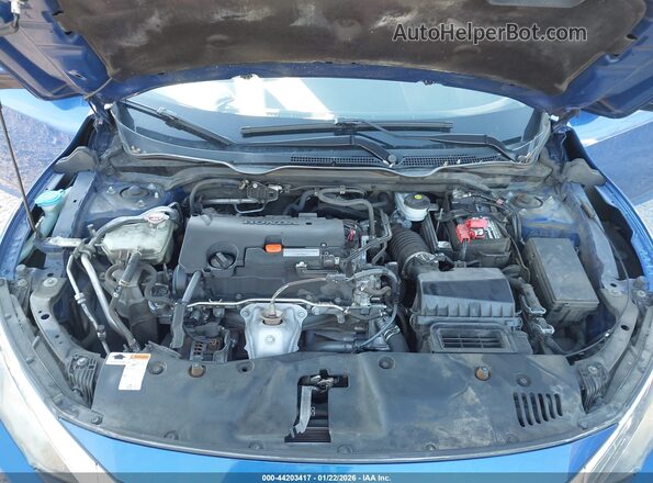 2HGFC2F74JH587920 2018 HONDA CIVIC Blue უკანა ხედი