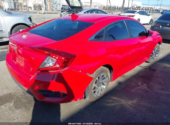 2HGFC2F76HH564942 2017 HONDA CIVIC Красный Задняя правая четверть