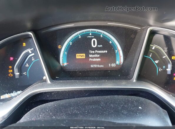 2HGFC2F76HH564942 2017 HONDA CIVIC Красный Вид задних сидений