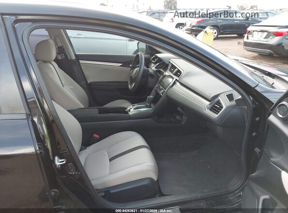 2HGFC2F7XHH559369 2017 HONDA CIVIC Black Вид салону спереду