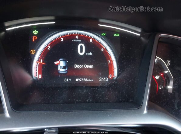 2HGFC2F86KH590490 2019 HONDA CIVIC Black 