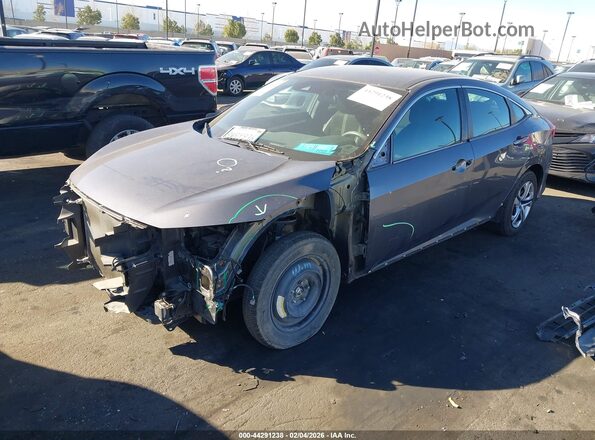 2HGFC2F88MH542508 2021 HONDA CIVIC Gray Передня ліва чверть