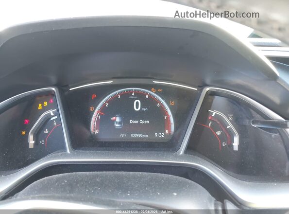 2HGFC2F88MH542508 2021 HONDA CIVIC Gray Вид задніх сидінь